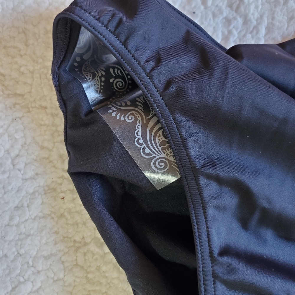 Prana Kayana One Piece Solid Black Swimsuit - Picture 12 of 12